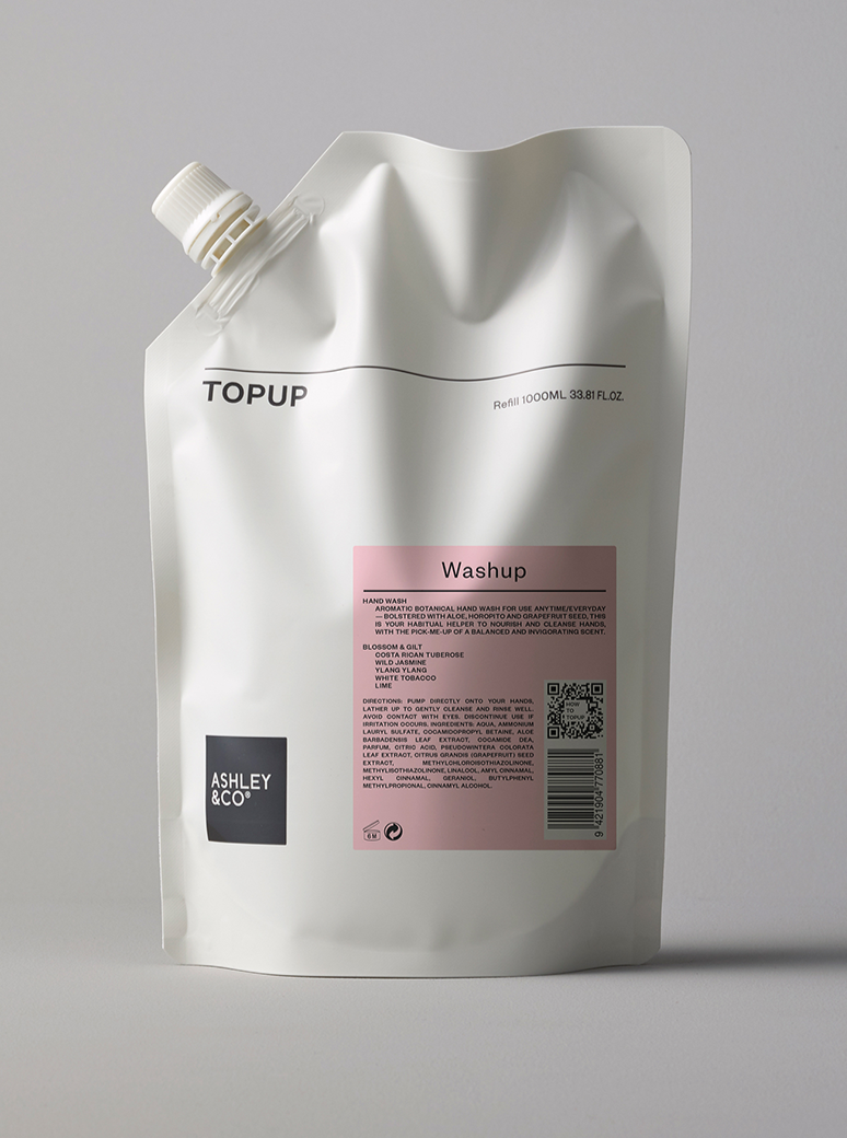 ASHLEY & CO WashUp Topup - Blossom & Gilt - DiSTiNCT