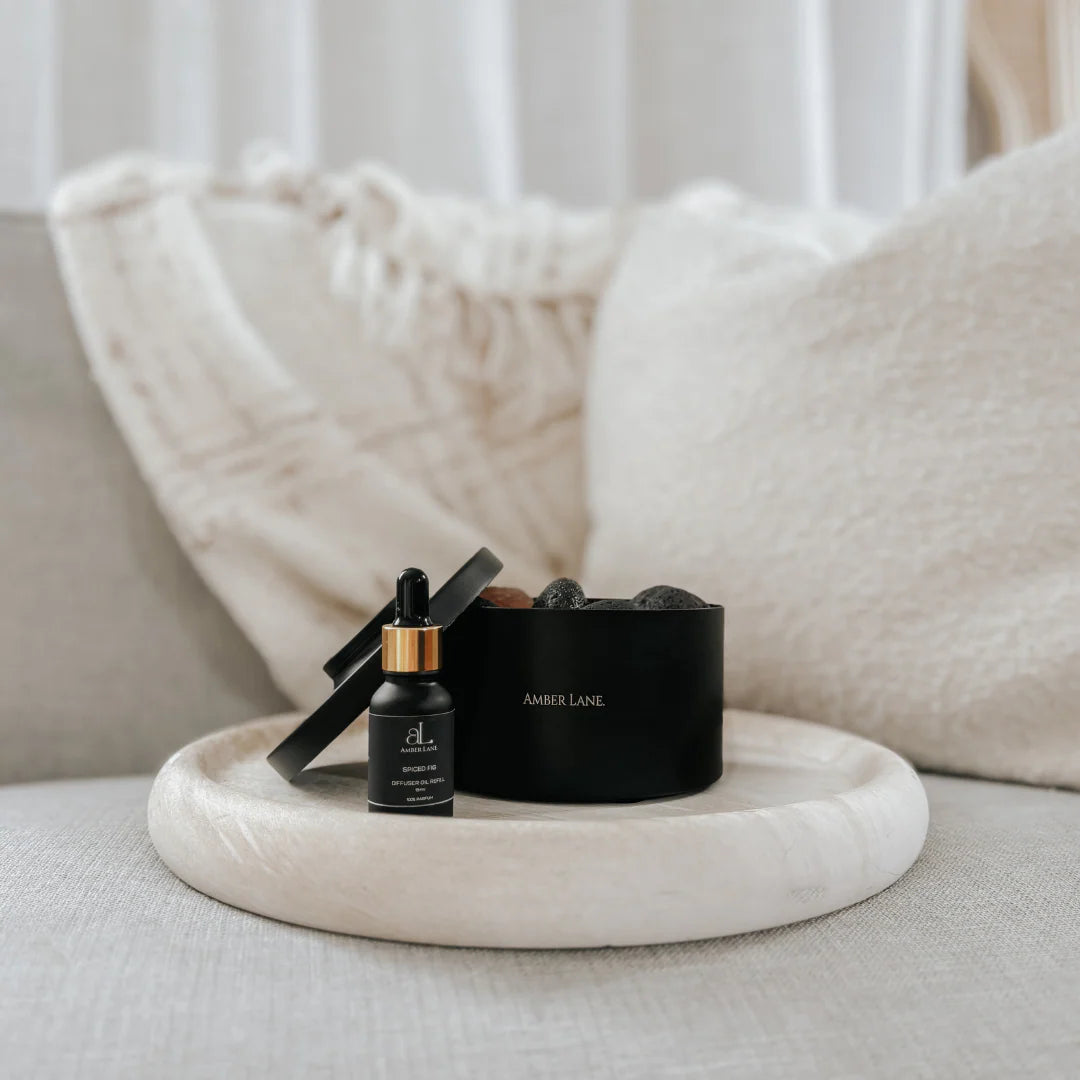 AMBER LANE - Lava Rock Diffuser - Smoked Honey