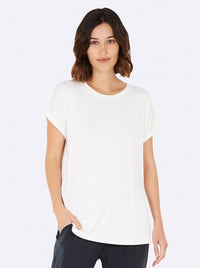 BOODY - Downtime Lounge Top Natural White - DiSTiNCT