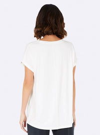 BOODY - Downtime Lounge Top Natural White - DiSTiNCT
