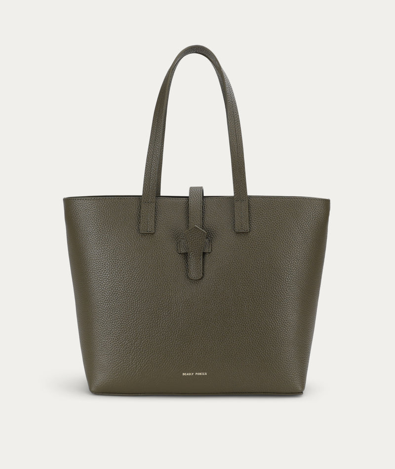 DEADLY PONIES - Mr Porter Tote - Vine