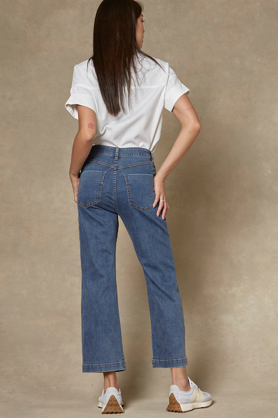DRICOPER - Cody Kick Flare Rodeo Blue Trousers
