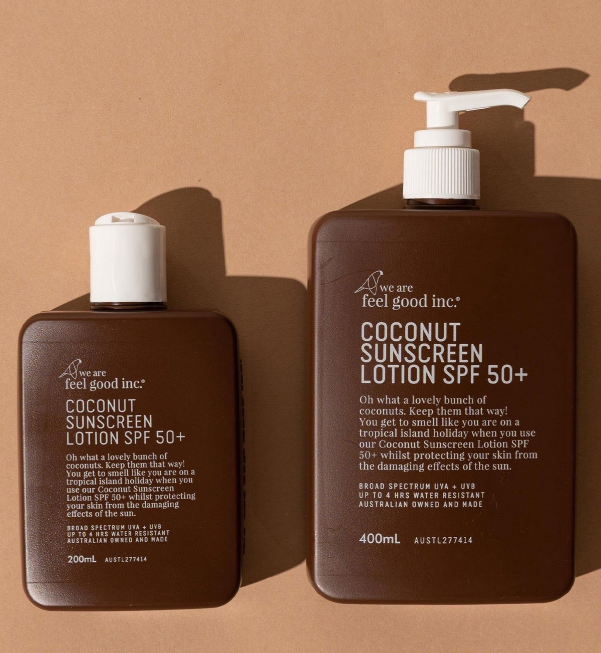FEELGOOD - Coconut Sunscreen Lotion SP50+ 400ML - DiSTiNCT
