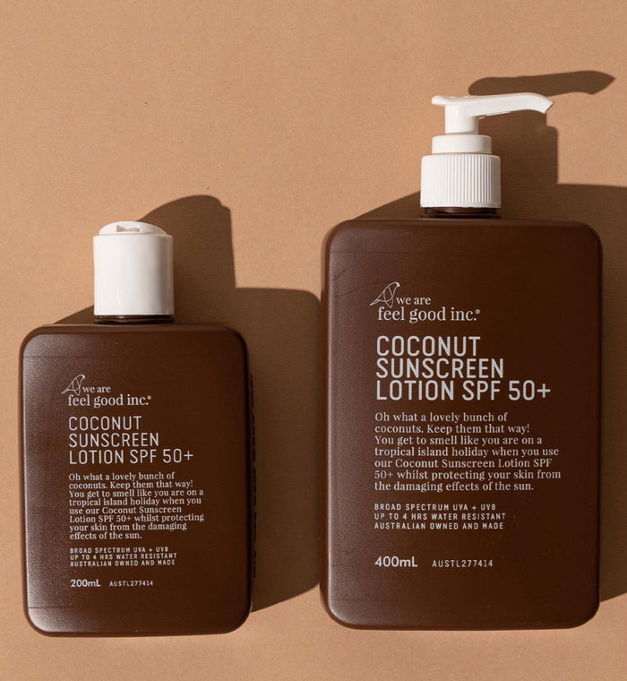FEELGOOD - Coconut Sunscreen Lotion SP50+ 400ML - DiSTiNCT