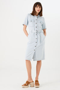 GARCIA - Denim Dress - Morning Blue