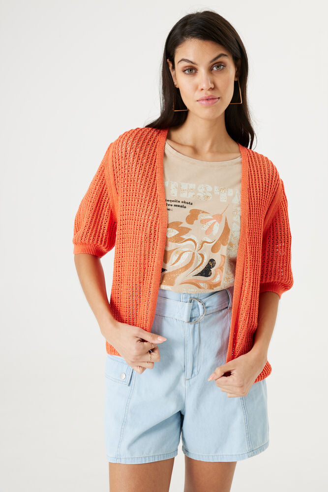 GARCIA - Knitted Cardigan - Emberglow