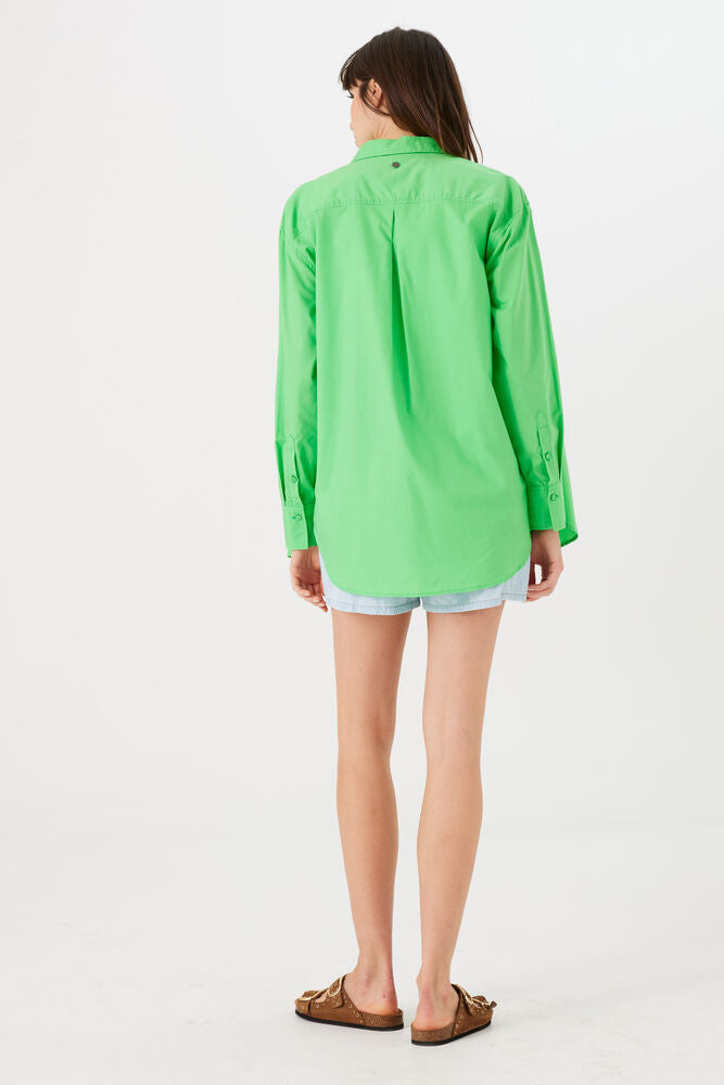 GARCIA - LS Shirt Festive Green