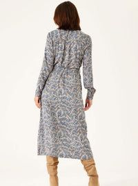 GARCIA - Navy Peony Dress - DiSTiNCT