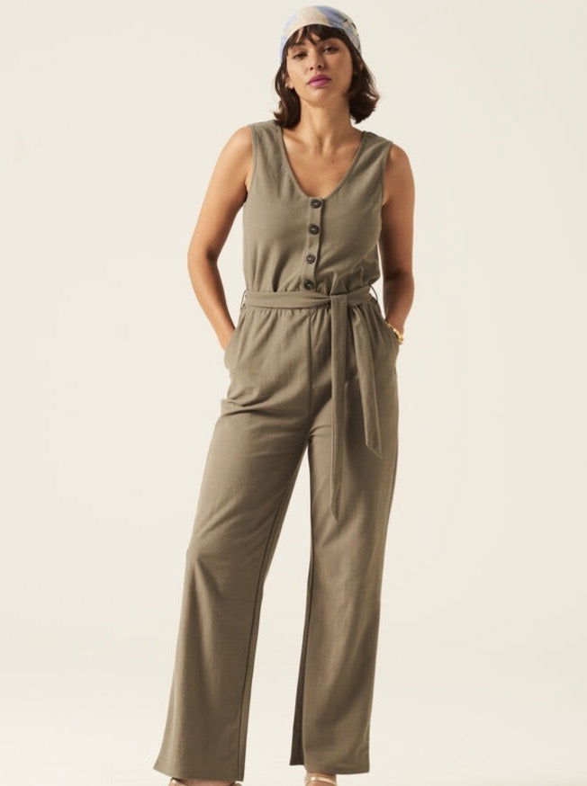 GARCIA - Olive Green Jumpsuit - DiSTiNCT