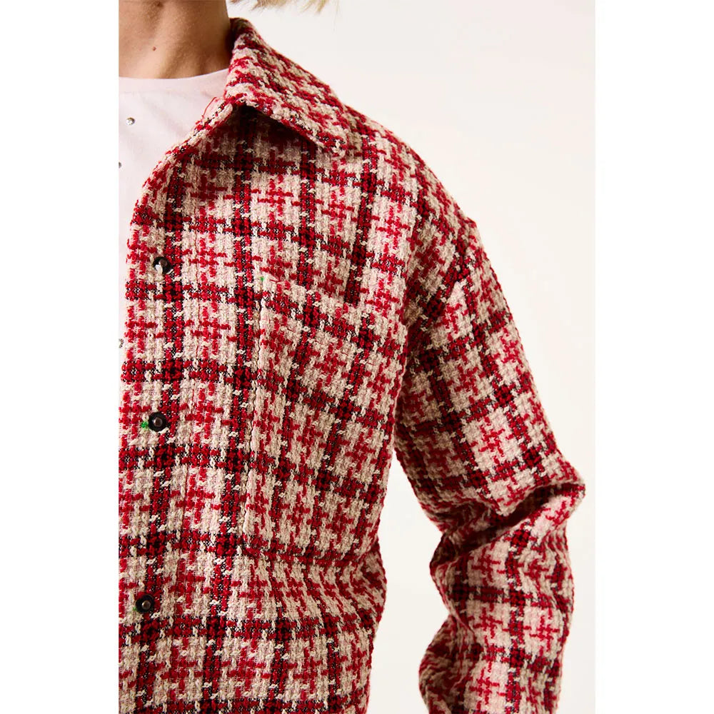 GARCIA - Checked Jacket - True Red