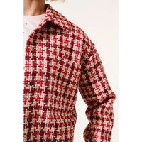 GARCIA - Checked Jacket - True Red