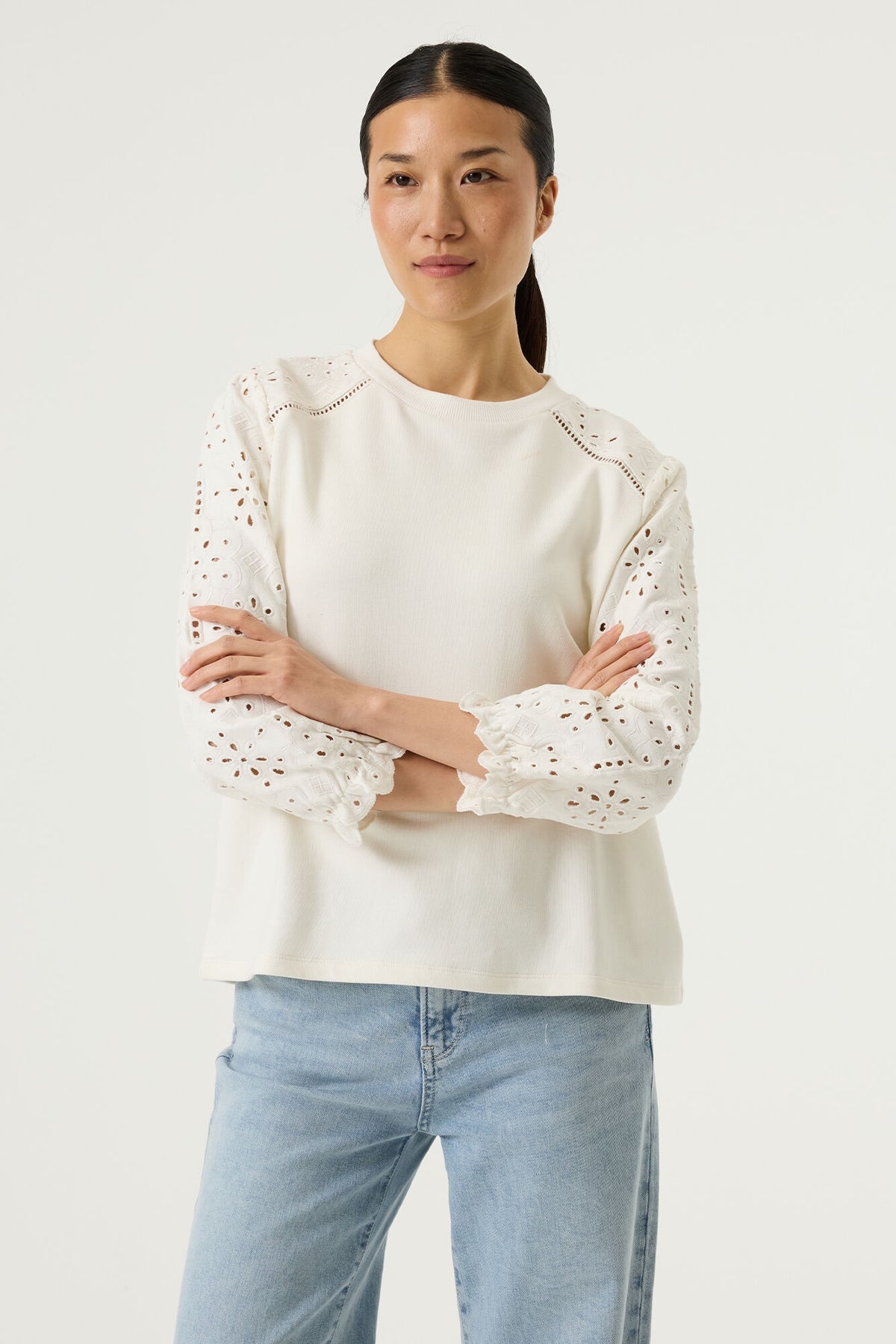 GARCIA -  Sweater - Ecru