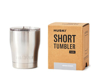 HUSKI - Short Tumbler - Brushed Stainless - DiSTiNCT