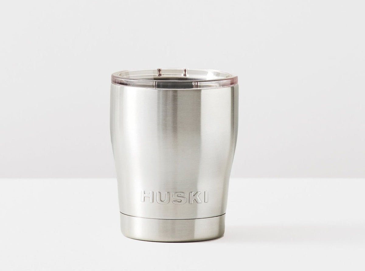 HUSKI - Short Tumbler - Brushed Stainless - DiSTiNCT