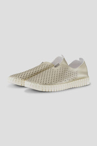 ILSE JACOBSEN - Metalic Slip on - Platin