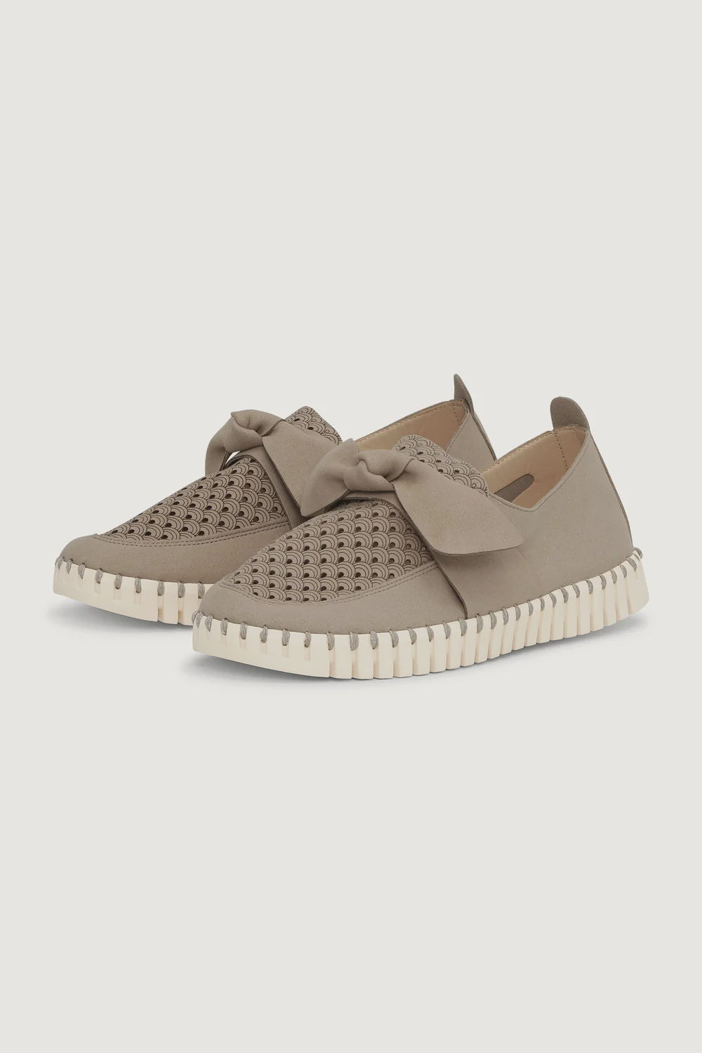 ILSE JACOBSEN - Microfiber Loafer - Coriander / Pearled Ivory