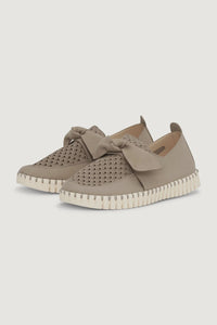 ILSE JACOBSEN - Microfiber Loafer - Coriander / Pearled Ivory