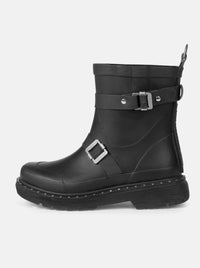 ILSE JACOBSEN - Short Buckle Gumboot - Black - DiSTiNCT