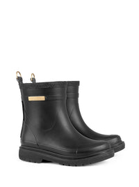 ILSE JACOBSEN - Short Detailed Gumboot - Black - DiSTiNCT
