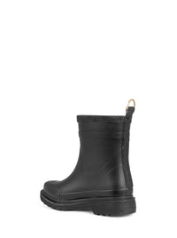 ILSE JACOBSEN - Short Detailed Gumboot - Black - DiSTiNCT