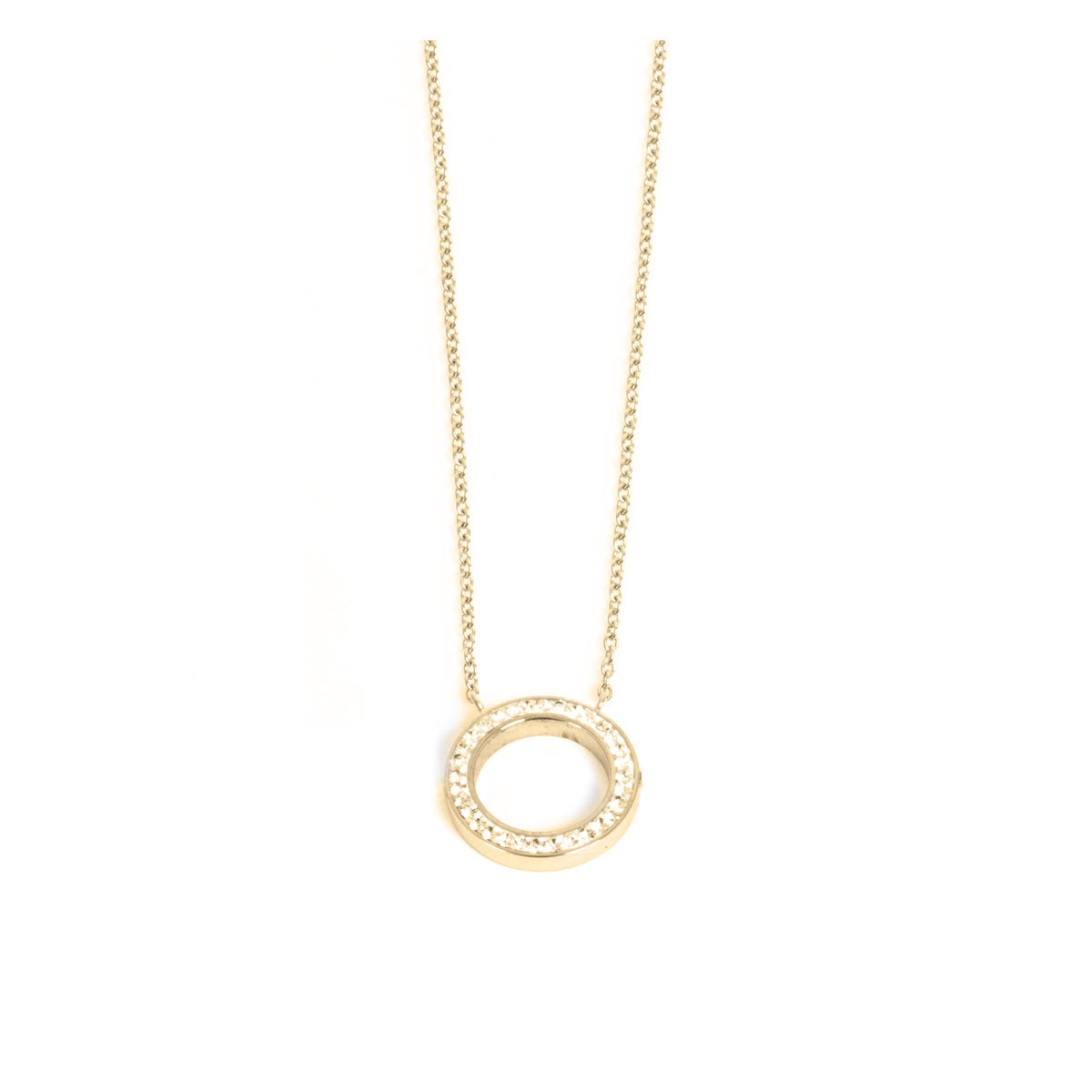 A & C OSLO - Crystal Collection Necklace - Gold
