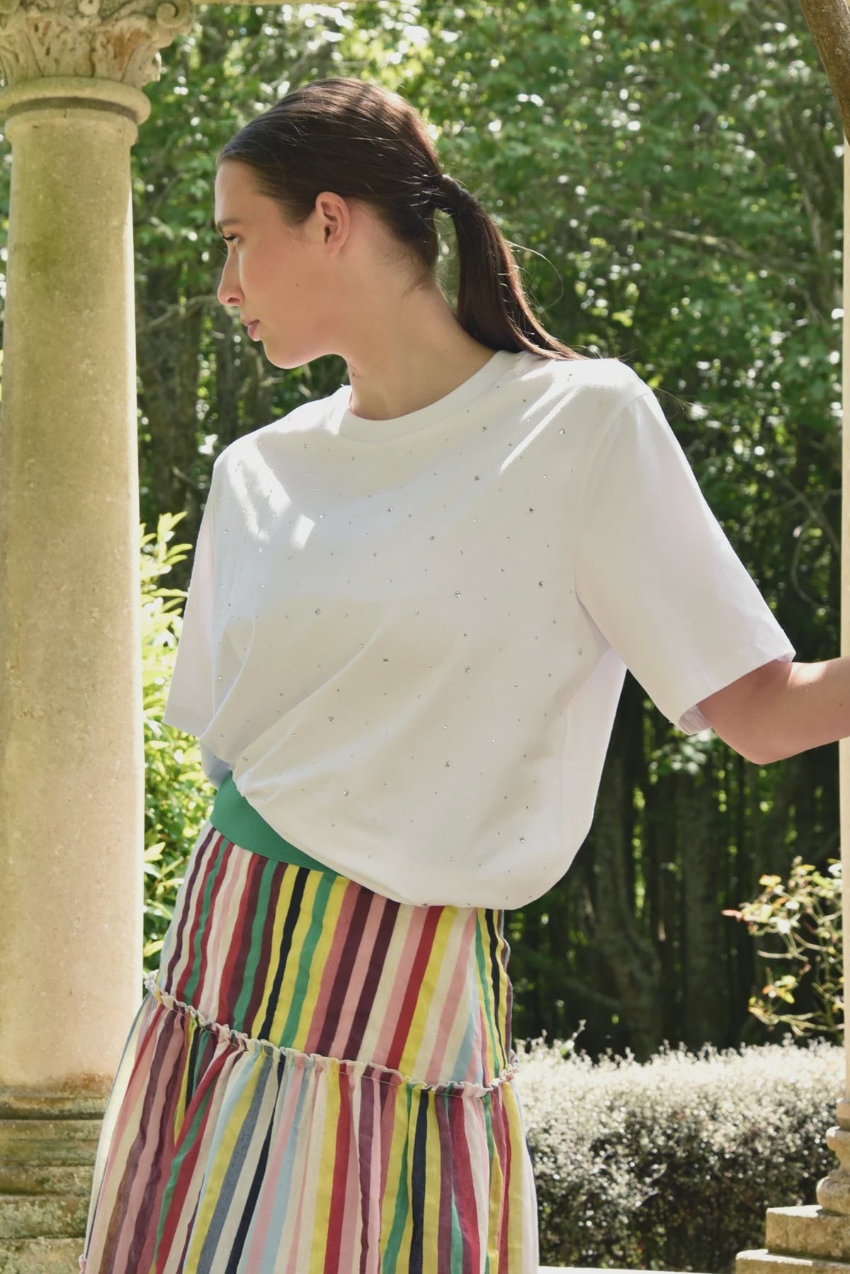 CURATE - Sparkle Magic T-Shirt - White