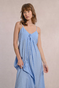 MOLLY BRACKEN - Ladies Woven Dress - Light Blue