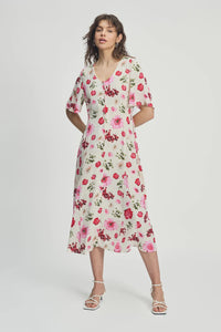 POM AMSTERDAM - Bouquet Cream Dress