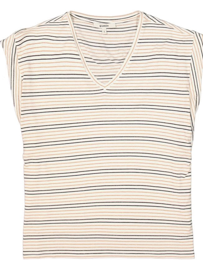GARCIA - Striped T-Shirt