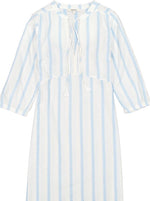GARCIA - White Blue Striped Dress