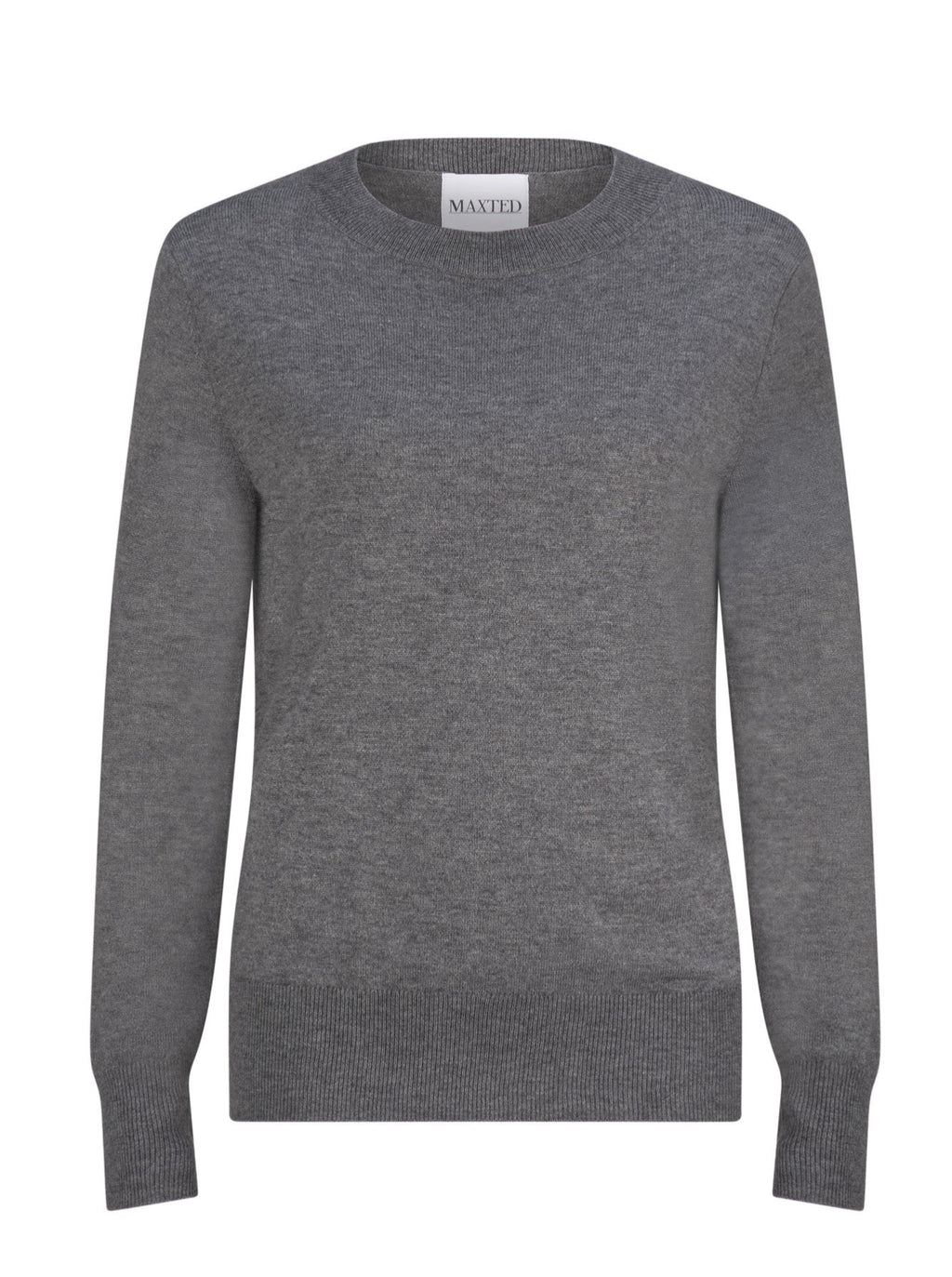 MAXTED - Fine Knit Pullover - Charcoal