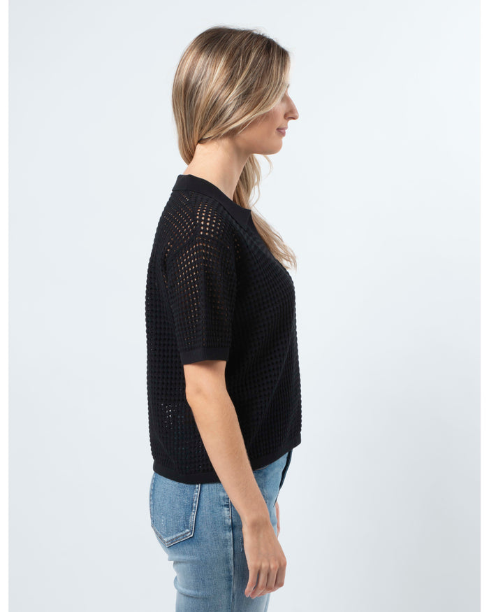 STELLA + GEMMA - Jonah Knit Top Black