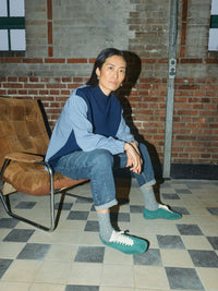 MOS MOSH - Juella LS Stripe Combi Knit - Blue