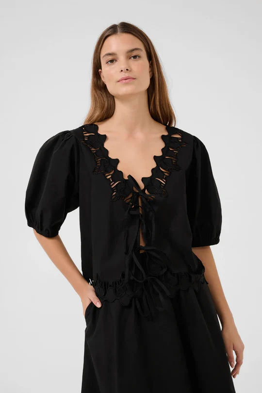Karen By Simonsen - Victoria Blouse - Meteorite