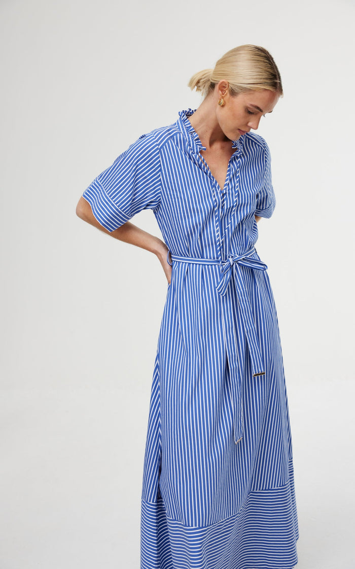 KINNEY - Dylan Dress Riviera Stripe