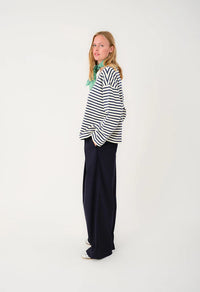 LOLLYS LAUNDRY - Demi LS Sweatshirt - Dark Blue