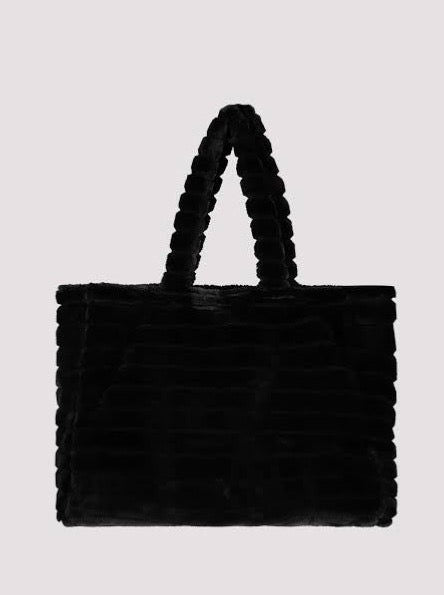 MONARI - Black Fur Bag - DiSTiNCT