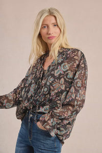 MOLLY BRACKEN - Black Amalia Blouse