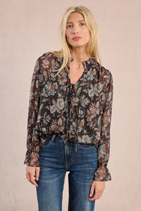 MOLLY BRACKEN - Black Amalia Blouse