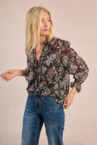 MOLLY BRACKEN - Black Amalia Blouse