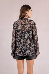 MOLLY BRACKEN - Black Amalia Blouse