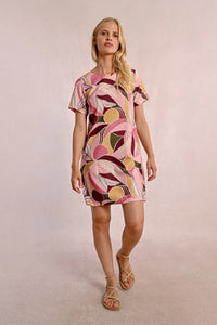 MOLLY BRACKEN - Ladies Woven Dress - Light Pink Deepa