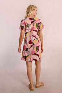 MOLLY BRACKEN - Ladies Woven Dress - Light Pink Deepa