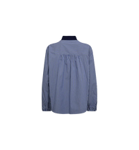 MOS MOSH - Juella LS Stripe Combi Knit - Blue