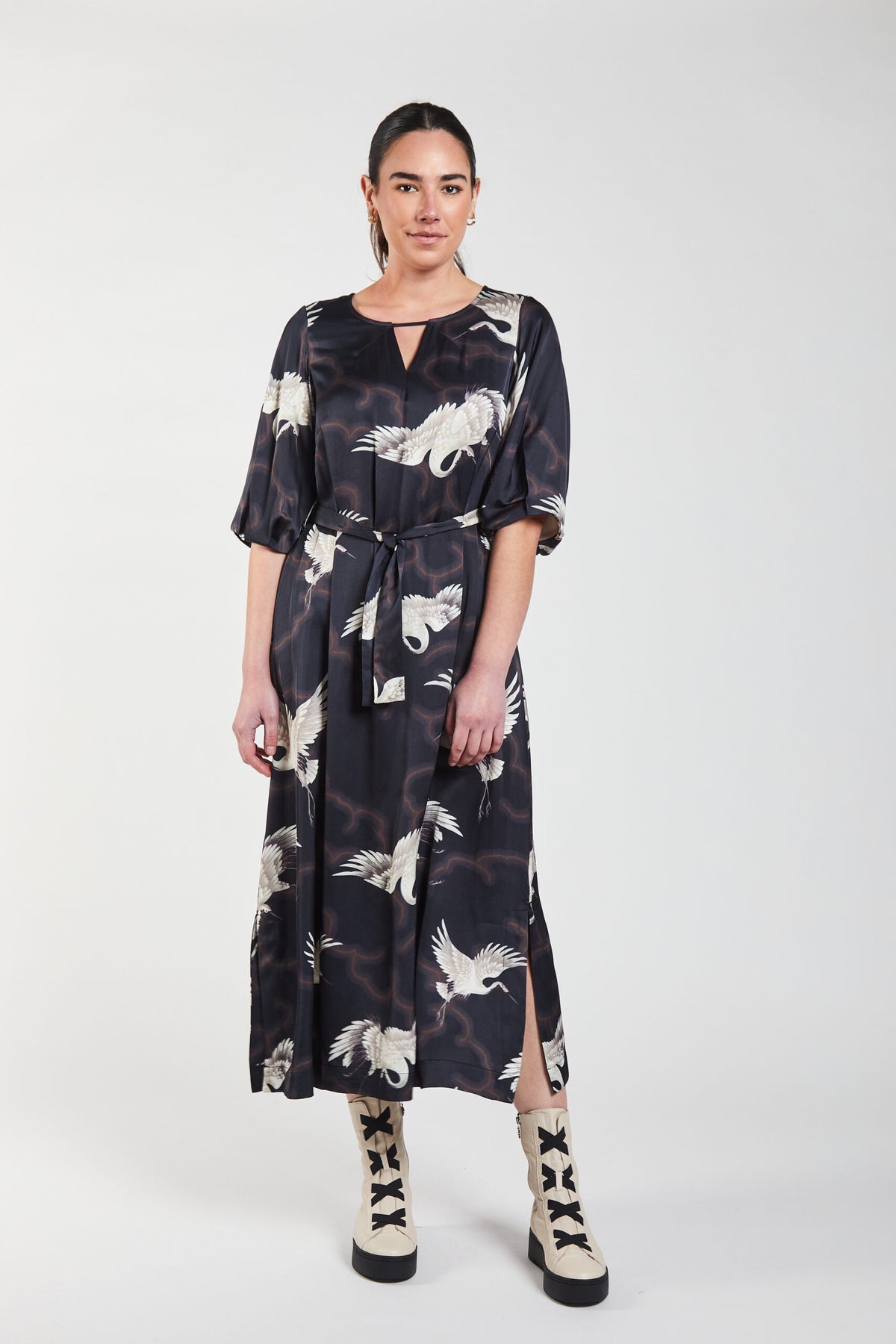 OBI - Crane Shift Dress