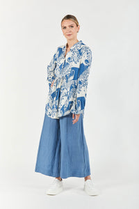 OBI - Flock Boho Shirt - Multi - DiSTiNCT