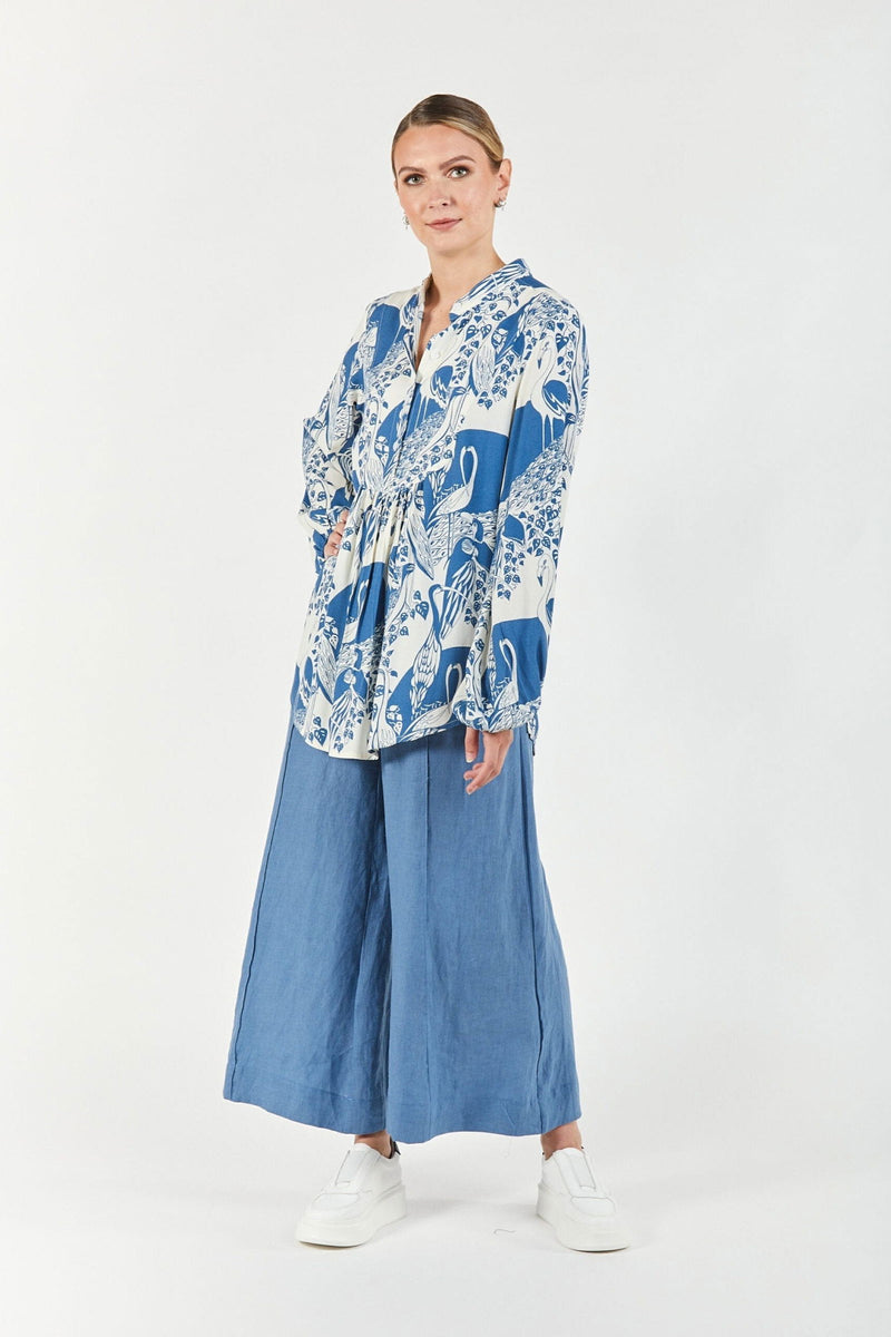 OBI - Flock Boho Shirt - Multi - DiSTiNCT
