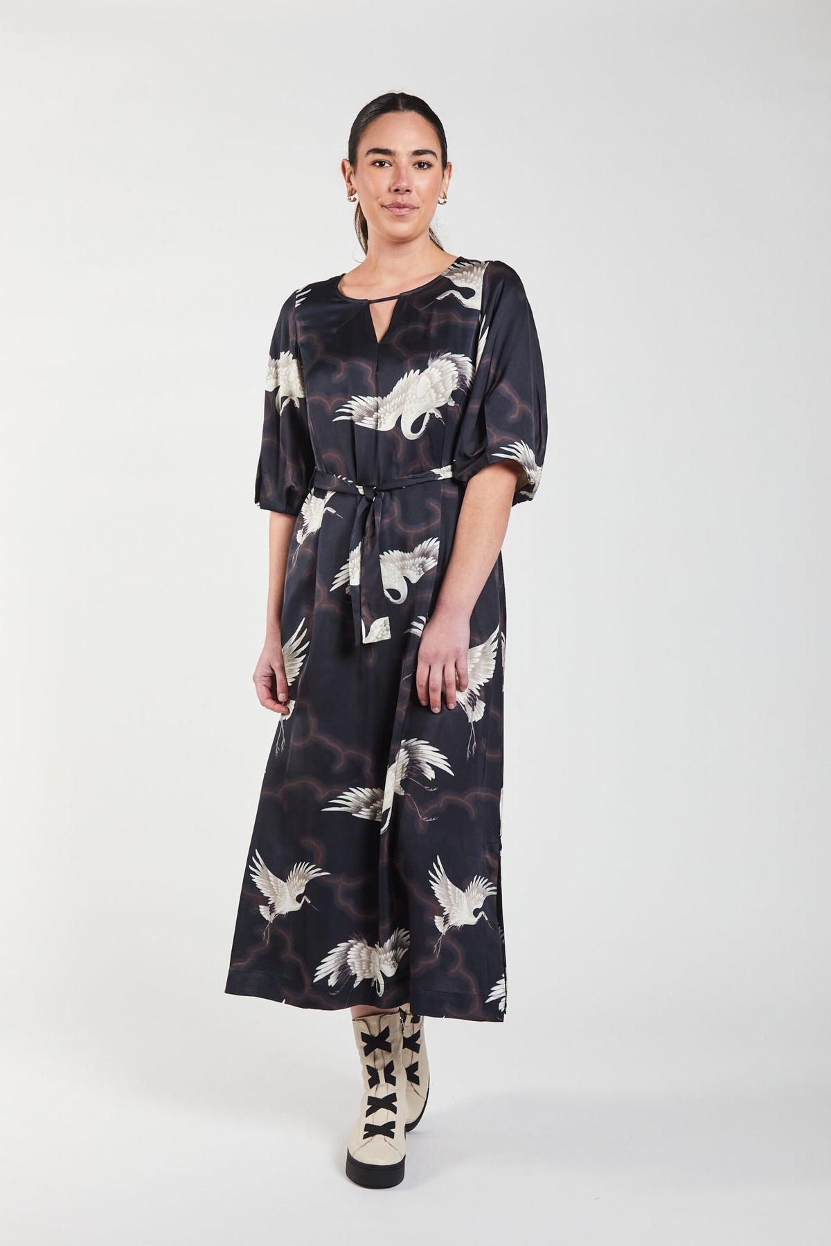 OBI - Crane Shift Dress