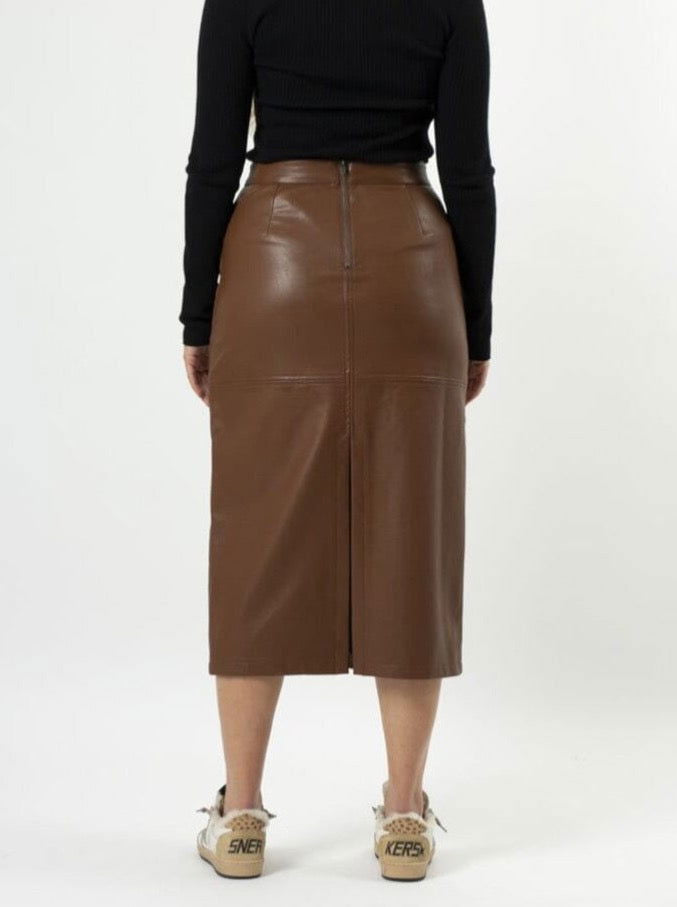 STELLA + GEMMA - Josie Skirt - Mocha - DiSTiNCT