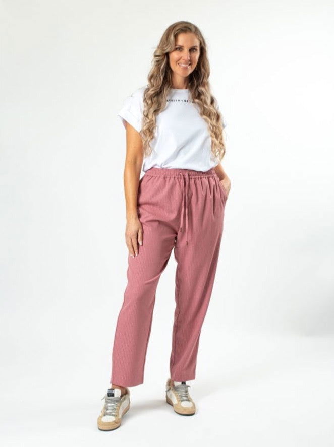 STELLA + GEMMA - Keely Pants Blush Sparkle - DiSTiNCT